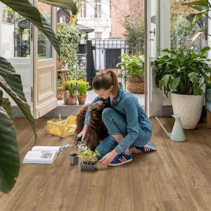 Impressive Laminate Scraped oak grey brown 1850